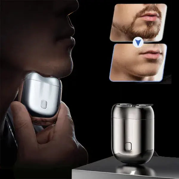 Mini afeitadora eléctrica portátil para hombres
