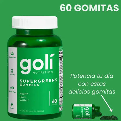 Goli Nutrition | 60 Gomitas de vinagre de cidra de manzana