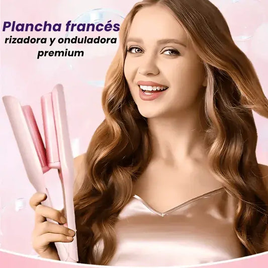 Plancha francés rizadora y onduladora premium⚜️