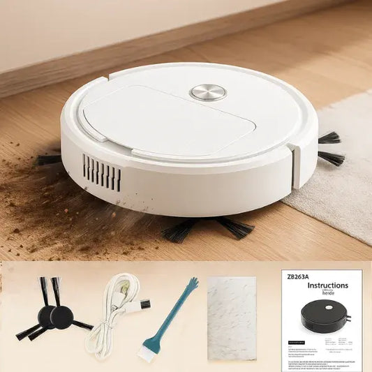 Robot aspirador inteligente 2 en 1 (barre y trapea)