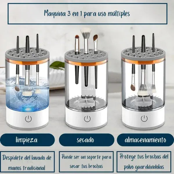 CleanBrush Pro™ - Limpiador Automático de Brochas