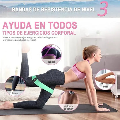 Bandas de Entrenamiento para Glúteo | Set x3 unidades