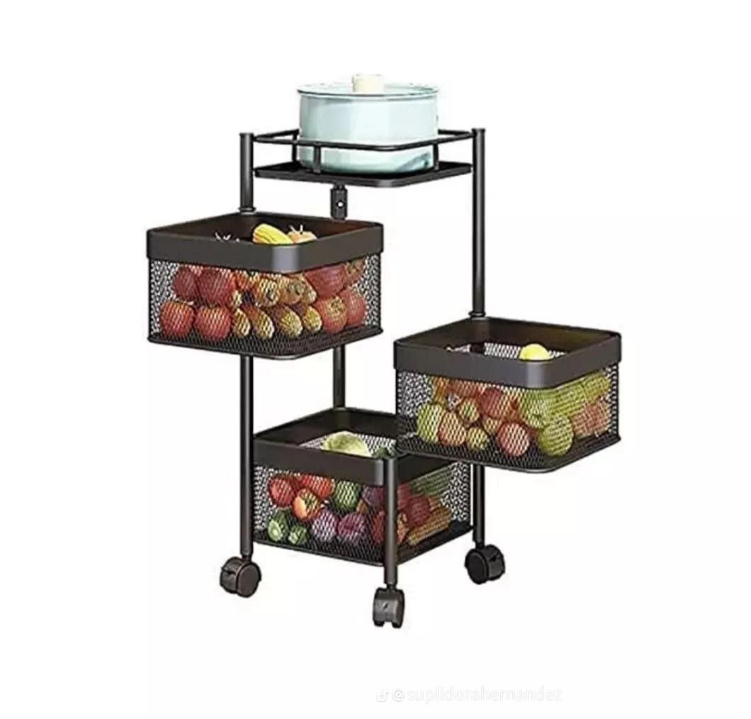 Estante organizador elegante de 3 niveles
