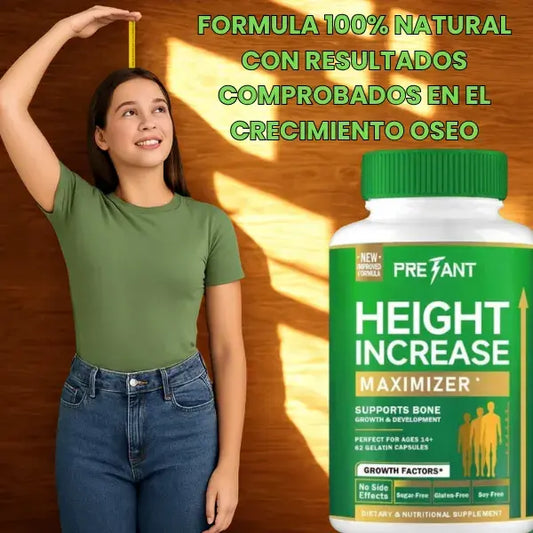 Suplemento Height increase | Formula 100% natural 🌿