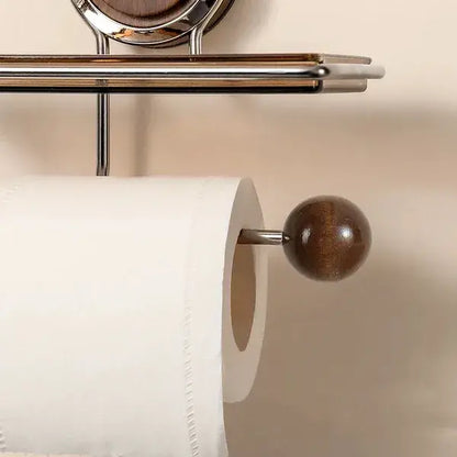 Portarrollos de papel higiénico Elegenate de acero inoxidable con ventosa