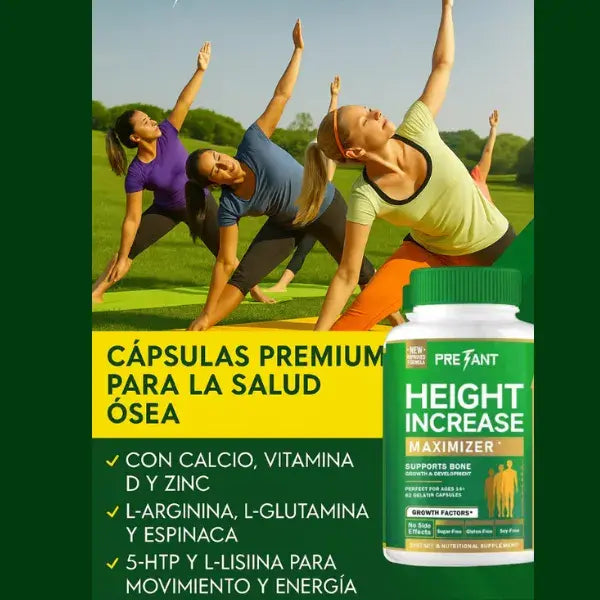 Suplemento Height increase | Formula 100% natural 🌿