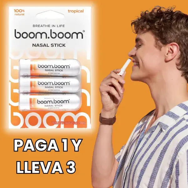 Inhaladores nasales en barra 100% natural | paga 1 y lleva 3