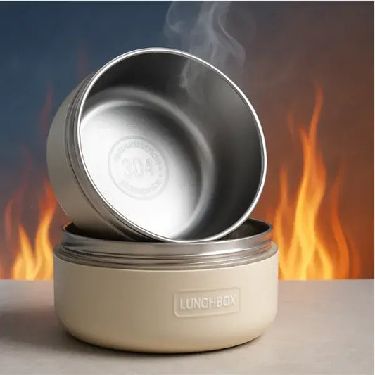 Lonchera térmica portátil con 2 contenedores para almuerzo🍲