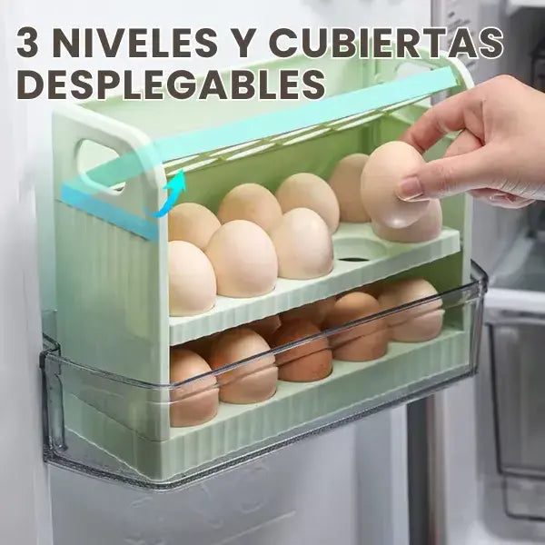 Organizador De Huevos  automático de 3 Pisos