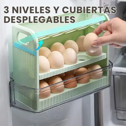 Organizador De Huevos  automático de 3 Pisos