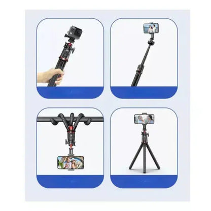 Soporte de Trípode flexible para teléfono con control para foto📸.