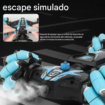 Carro acróbata todo terreno teledirigido (modo dual)