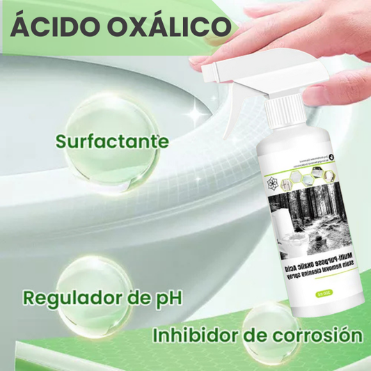 Ácido oxálico limpiador de manchas