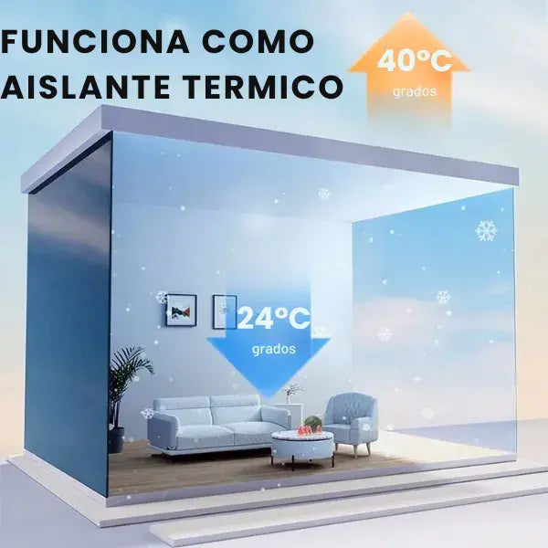 Película de privacidad con aislamiento térmico☀️ | 1 rollo de 60 cm x 3 metros