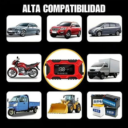 Cargador de Batería Inteligente de Auto y Moto