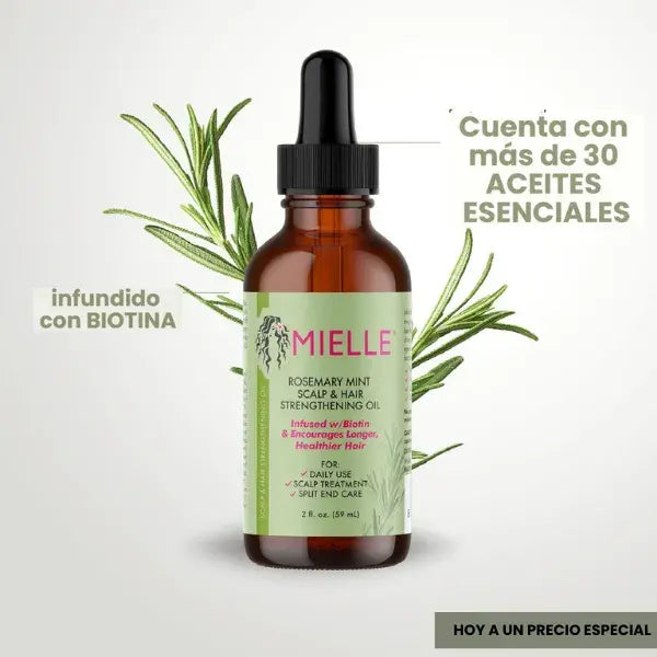 Aceite de romero| combate la caída y estimula el crecimiento del cabello