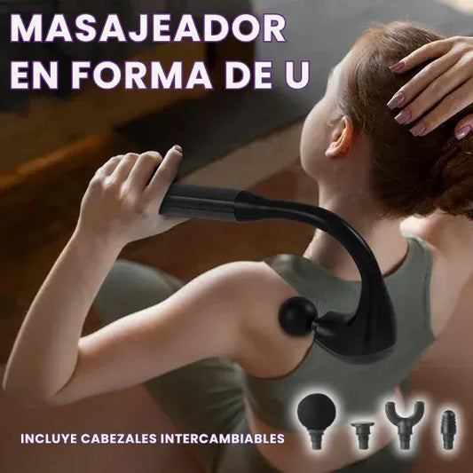 Masajeador para espalda en forma de U