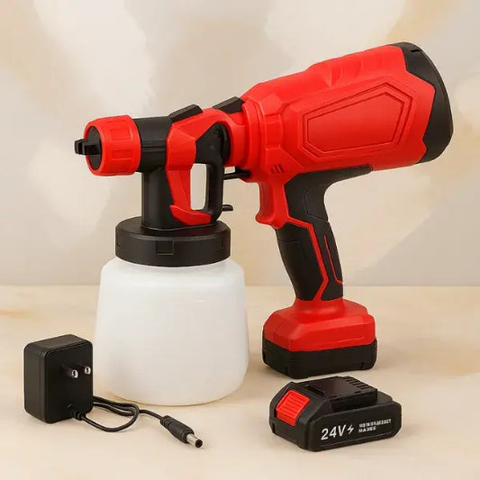 Pulverizador de pintura inalámbrico de alta presión🔥 + batería 24 Voltios + cargador