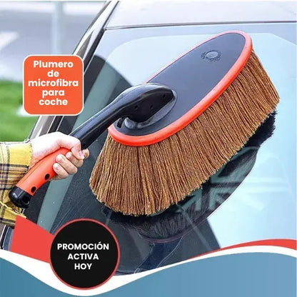 Plumero de microfibra para coche con mango extensible🚗