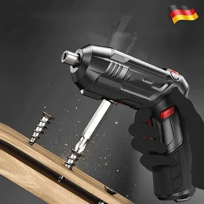 Destornillador Electrico Alemán | Incluye Caja de almacenamiento + 47 piezas + cargador ⚒️