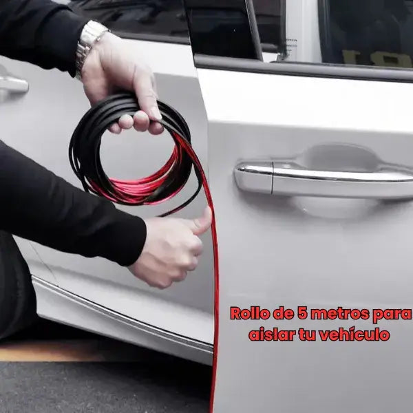 Goma protectora de polvo y reducción de ruido para carro 🚘 | 1 rollo de 5 metros