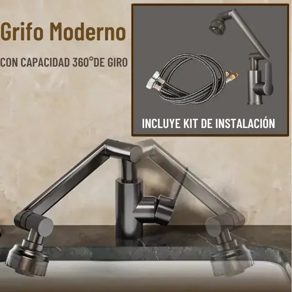 Grifo giratorio de Lujo de alta presión con 20 años de vida útil