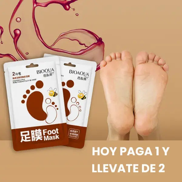 Mascarilla para pies Elimina callos y piel muerta | 🎁 hoy paga 1 y lleva 2