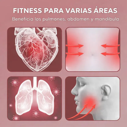 Entrenador de respiración portátil para disminuir grasa abdominal