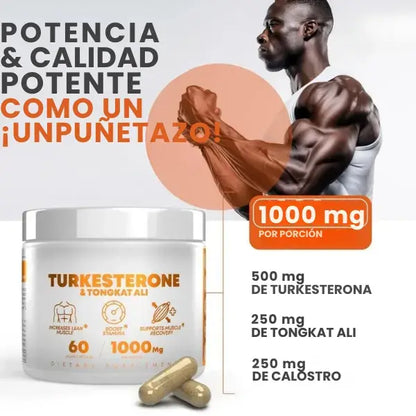 Turkesterona y Tongkat Ali 100% natural🌱