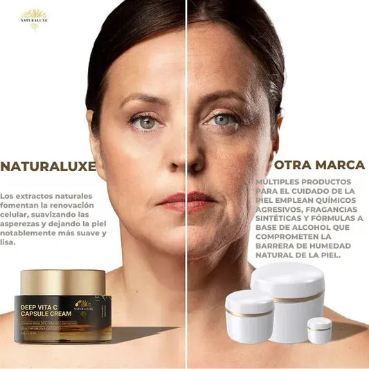 Naturaluxe™ - Crema en gel con cápsulas de vitamina C