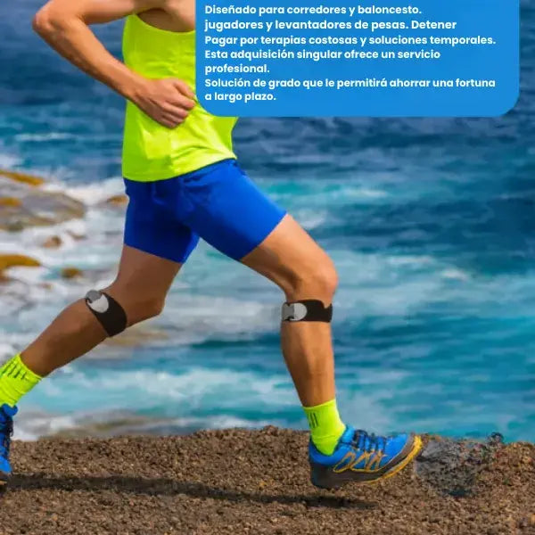 Correa de silicona para rotula de rodilla | pack x 2 und