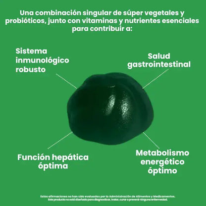 Goli Nutrition | 60 Gomitas de vinagre de cidra de manzana