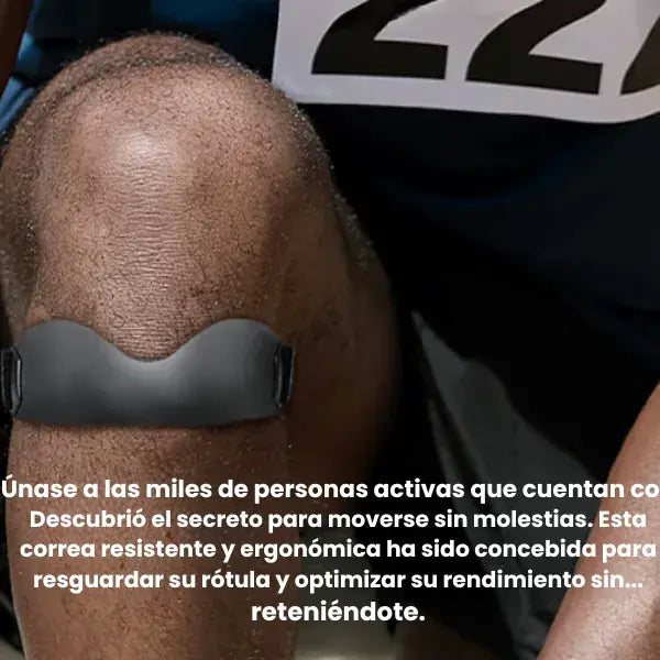 Correa de silicona para rotula de rodilla | pack x 2 und