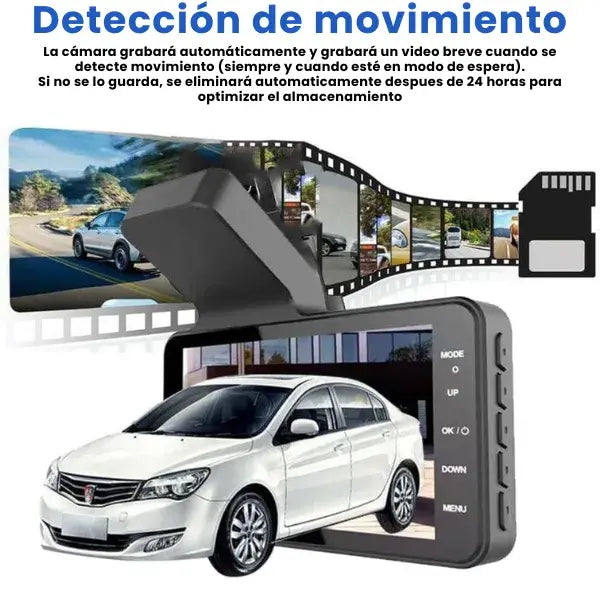 Cámara 4K HD para auto con WIFI y GPS🚘| resolución de 1080P + Visión nocturna