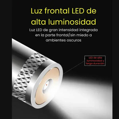Herramienta magnética retráctil con luz led