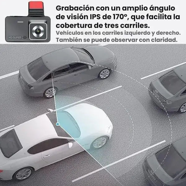 Cámara 4K HD para auto con WIFI y GPS🚘| resolución de 1080P + Visión nocturna