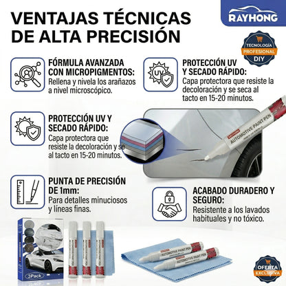 Lapiz magico quitarayones para autos - Pack x3