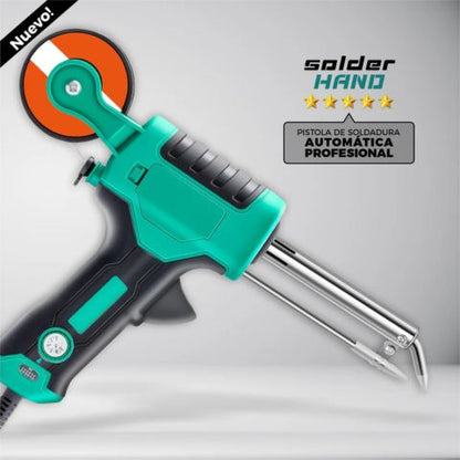 Cautin profesional eléctrico | Incluye 3 accesorios + 🎁alambre para soldar gratis.
