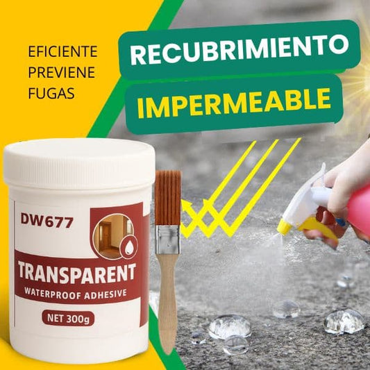 Sellador impermeabilizante transparente multifuncinal + 🎁 brocha gratis 300 g