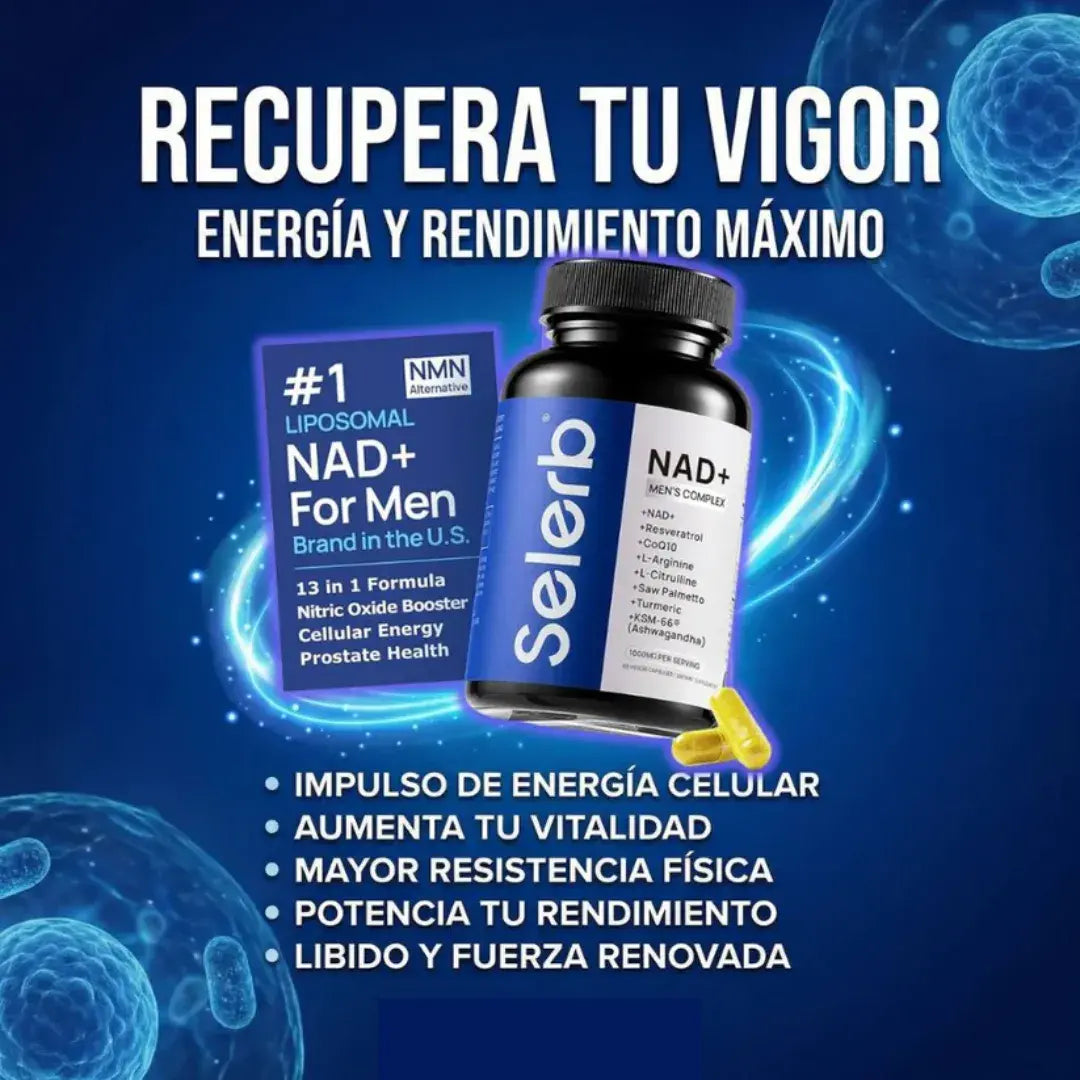 SELERB con NAD+ suplemento para hombres