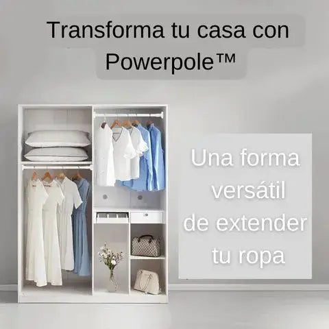 POWERPOLE™ | VARILLA EXTENSIBLE PARA ROPA O CORTINAS