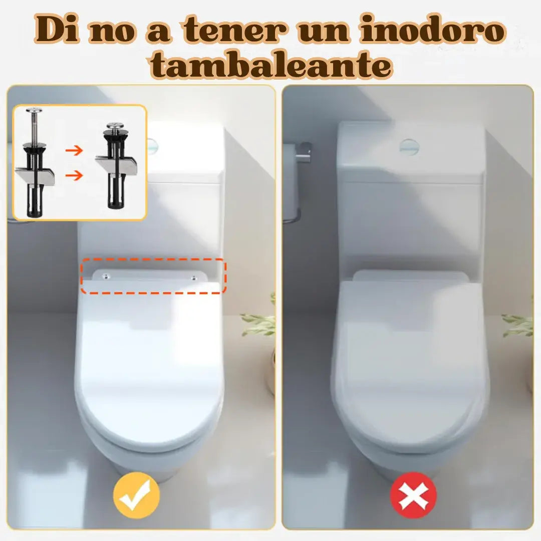 Tornillos de Montaje para asiento de inodoro de alta resistencia