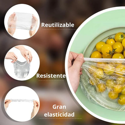 PAQUETE DE 100 BOLSAS FILM REUTILIZABLES|🎁Hoy paga 1 y lleva 3 paquetes 🎁