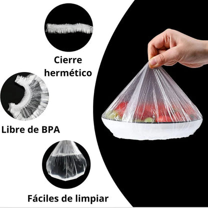 PAQUETE DE 100 BOLSAS FILM REUTILIZABLES|🎁Hoy paga 1 y lleva 3 paquetes 🎁