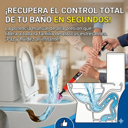 🏆Desatascador de inodoros de alta presión en un instante