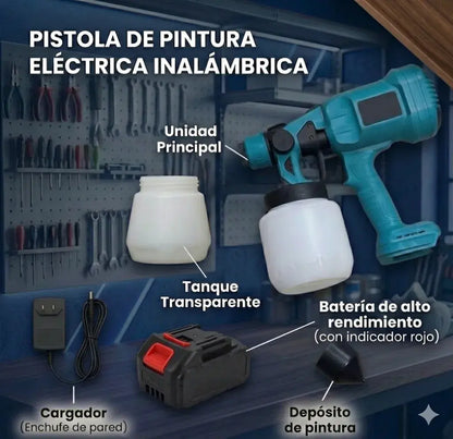 Pulverizador de pintura eléctrico inalámbrico MAKITA (Con bateria recargable)