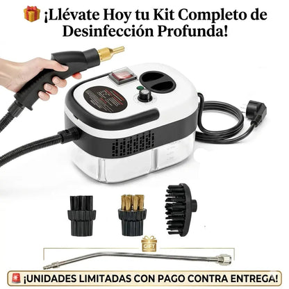 Limpiador a vapor multifuncional de alta presion para el hogar